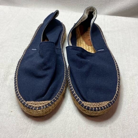 Viscata navy blue espadrilles flats size 42 - Picture 1 of 5